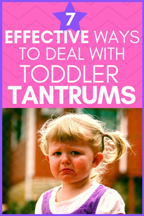 Effective ways to handle toddler tantrums